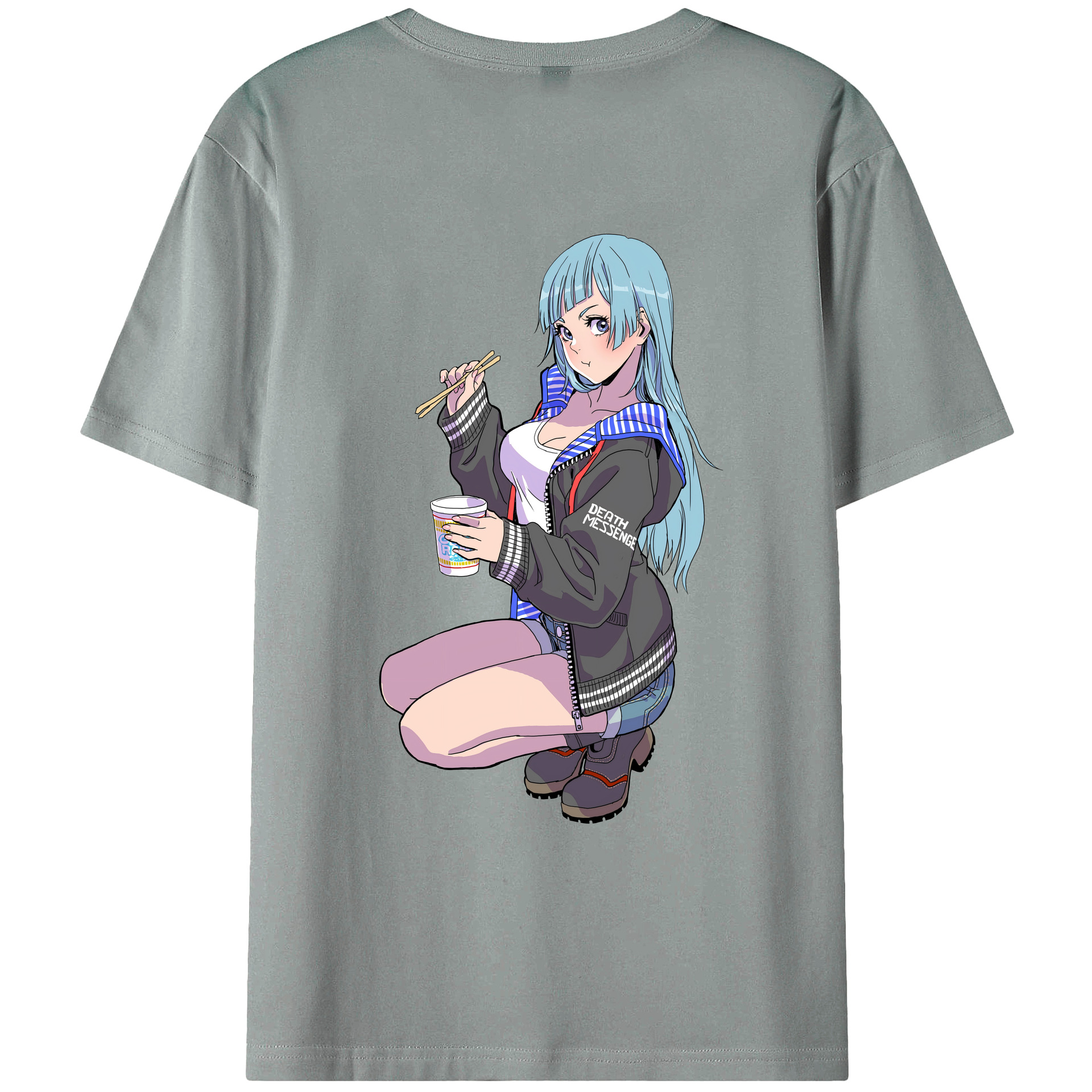 （画像用） 呪術廻戦 Jujutsu Kaisen 綿100％ メンズ半袖Tシャツ（バックプリント） 通気性